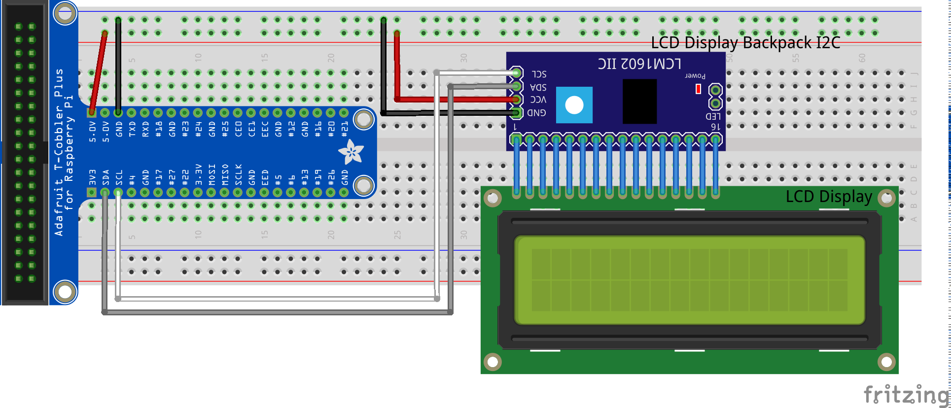 LCD Display Layout