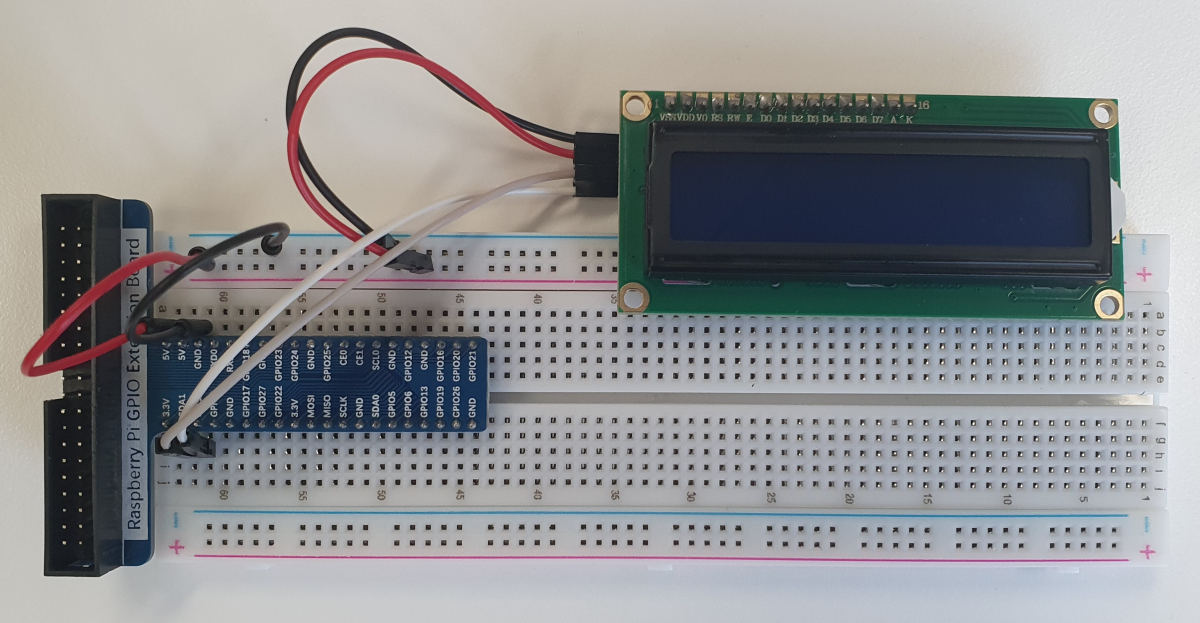 LCD Display 2 Rows Breadboard