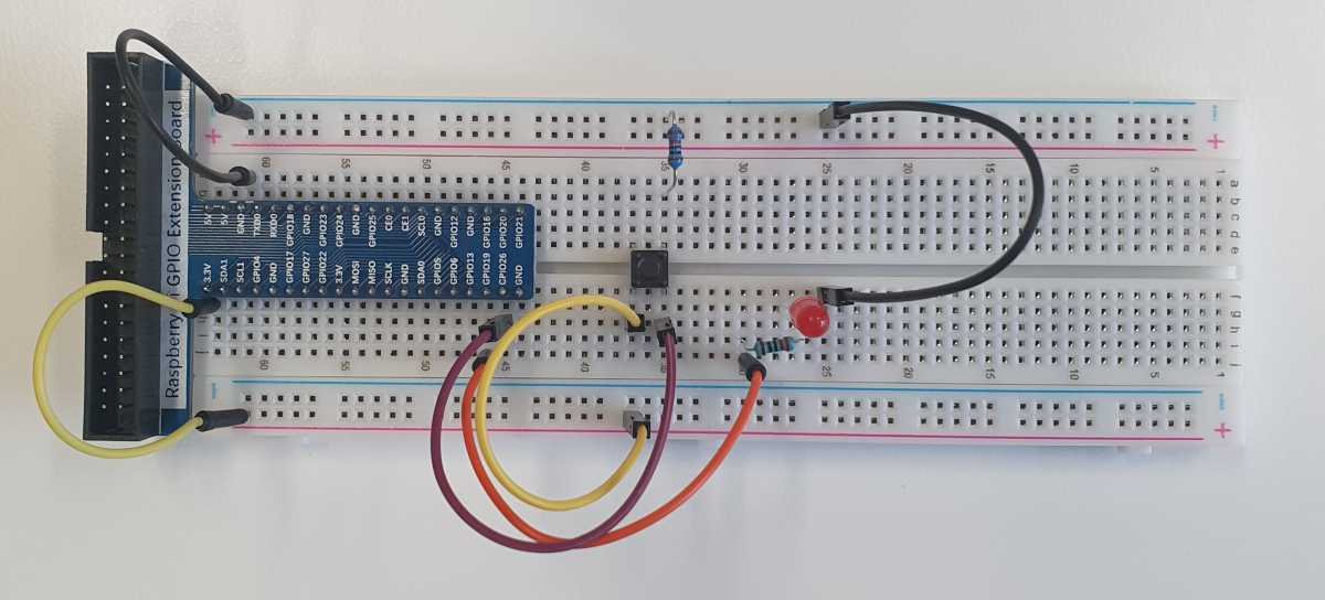 Led Button Breadboard